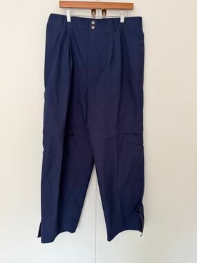 ZERO RESTRICTION Men's Gore-Tex Convertible Waterproof Rain Pants Navy
